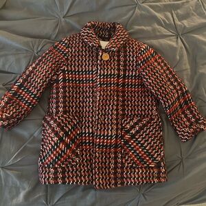 Next Plaid Toddler Peacoat - Worn twice, great condition!